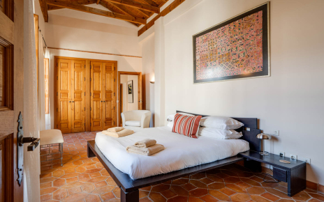 Bedroom 2: master bedroom with king size bed