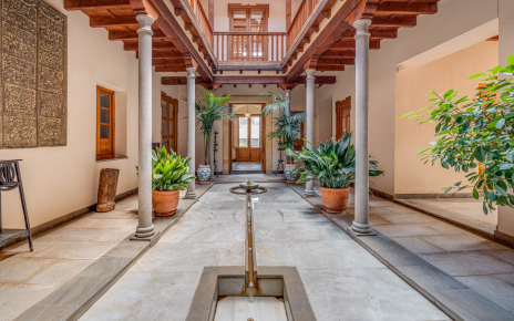 Moorish style courtyard as you enter your holiday home