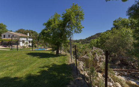 You can walk down to a little river from the property