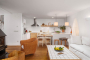 Espacio abierto de cocina / salón / comedor