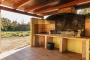 Built-in barbecue