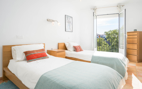 Twin bedded room en suite on the first floor