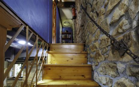 La escaleras a la primera planta son empinadas