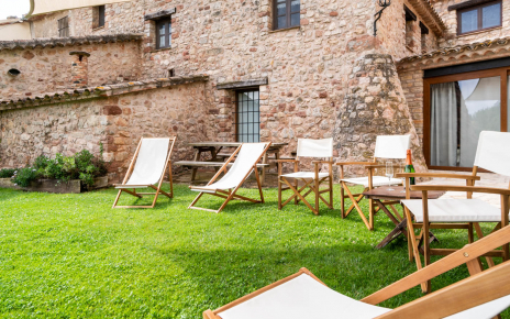 Outdoor furnture in private outdoor areas