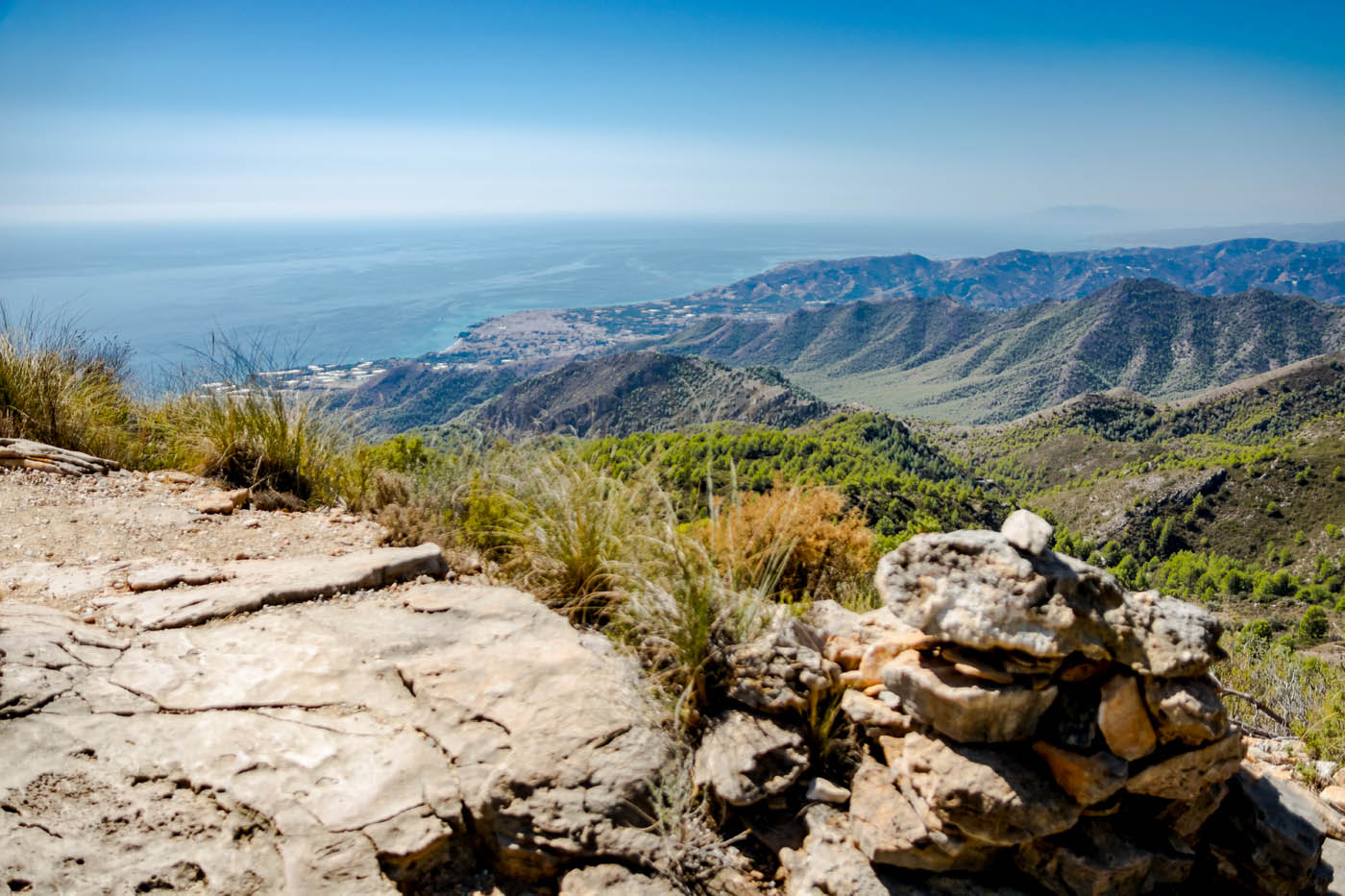 Hills over Nerja, walking to Pico del Cielo