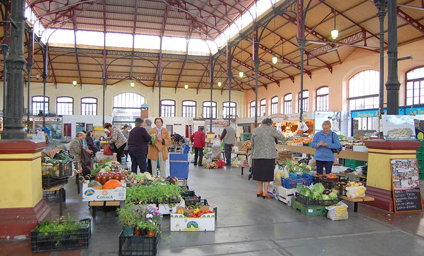 Villaviciosa indoor market asturias